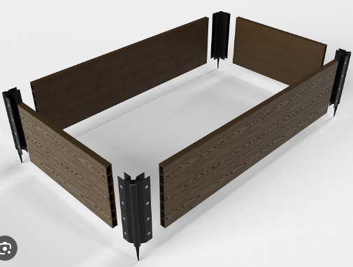 Угловой элемент поворотный пластик.Чёрный