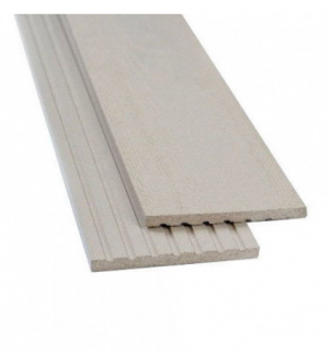 Заборная доска  из ДПК ECODECKING Слоновая кость